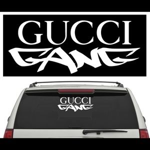Hip hop decal GUCCI GANG